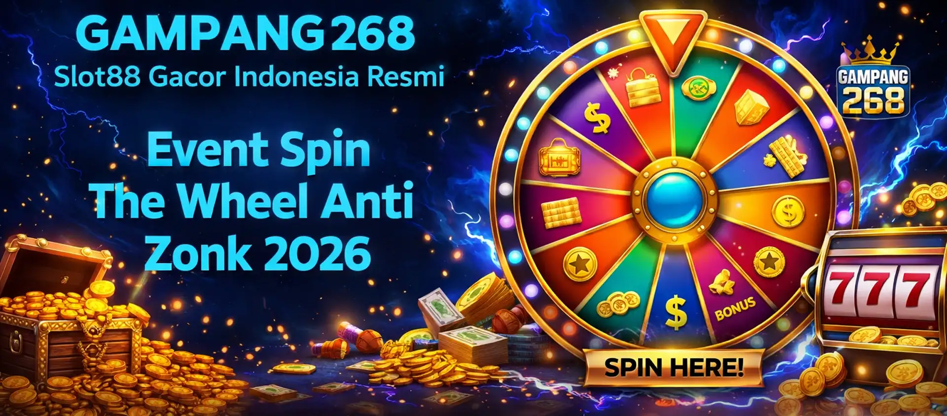gampang268 slot88 gacor spin the wheel anti zonk 2026